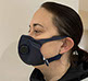 Adult female wearing Barton Medical Respirator mask