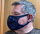 Adult Male wearing Barton Medical Respirator mask